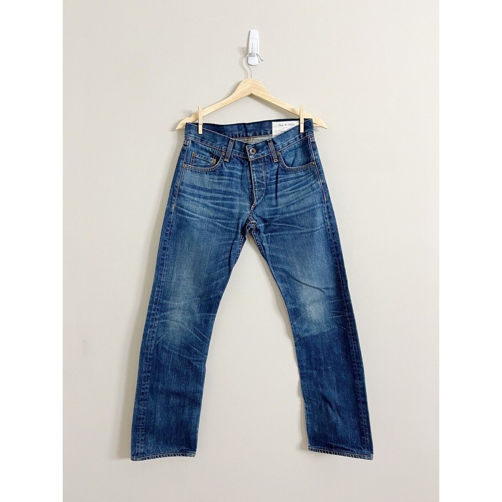 Rag & Bone Dark Wash Straight Leg Jeans Size 30